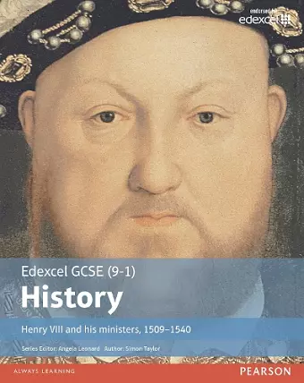 Edexcel GCSE (9-1) History Henry VIII and his ministers, 1509–1540 Student Book cover