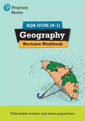 Pearson REVISE AQA GCSE Geography Revision Workbook - for 2025 and 2026 exams cover