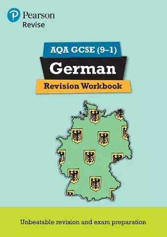 Pearson REVISE AQA GCSE German Revision Workbook - for 2025 exams cover