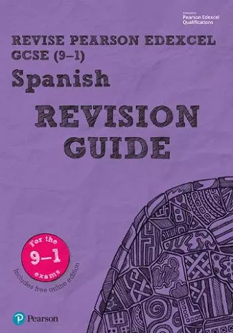 Pearson REVISE Edexcel GCSE (9-1) Spanish Revision Guide cover