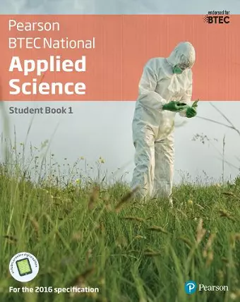 BTEC National Applied Science Student Book 1 cover