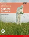 BTEC National Applied Science Student Book 1 cover