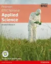 BTEC National Applied Science Student Book 1 cover