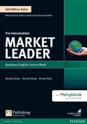 Market Leader 3rd Edition Extra Pre-Intermediate Coursebook with DVD-ROM and MyEnglishLab Pack cover