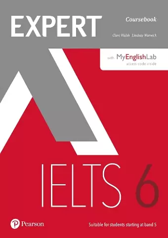 Expert IELTS 6 Coursebook with Online Audio and MyEnglishLab Pin Pack cover