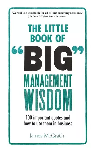 Little Book of Big Management Wisdom, The cover