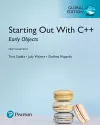 Starting Out with C++: Early Objects, Global Edition cover