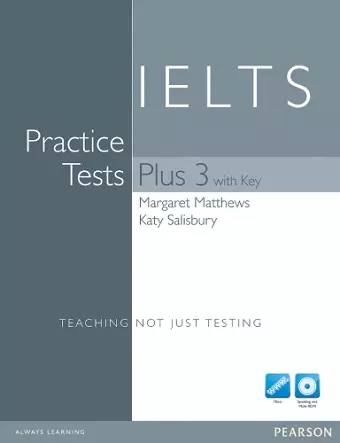 Practice Tests Plus IELTS 3 with Key and Multi-ROM/Audio CD Pack cover