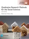 Qualitative Research Methods for the Social Sciences, Global Edition cover