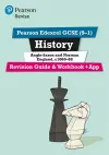 Pearson REVISE Edexcel GCSE (9-1) History Anglo-Saxon and Norman England Revision Guide and Workbook: For 2024 and 2025 assessments and exams - incl. free online edition (Revise Edexcel GCSE History 16) cover