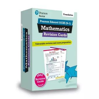 Pearson REVISE Edexcel GCSE Maths Foundation Revision Cards (with free online Revision Guide) - 2023 and 2024 exams cover