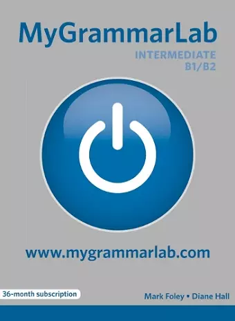 MyGrammarLab Intermediate without Key/MyEnglishLab 36 months Pack cover