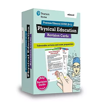 Pearson REVISE Edexcel GCSE Physical Education Revision Cards (with free online Revision Guide): For 2024 and 2025 assessments and exams (Revise Edexcel GCSE Physical Education 16) cover