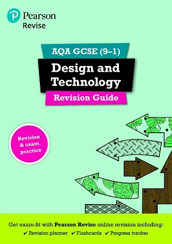 Pearson REVISE AQA GCSE Design and Technology Revision Guide: incl. online revision - for 2025 and 2026 exams cover