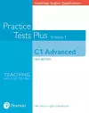 Cambridge English Qualifications: C1 Advanced Practice Tests Plus Volume 1 cover