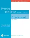 Cambridge English Qualifications: C1 Advanced Practice Tests Plus Volume 1 with key cover