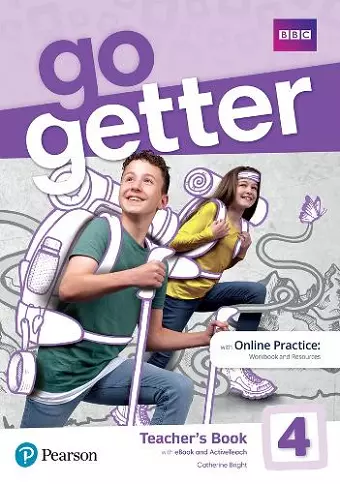 GoGetter 4 Teacher's Book with MyEnglishLab & Online Extra Homework + DVD-ROM Pack cover