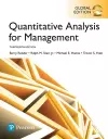 Quantitative Analysis for Management, Global Edition cover