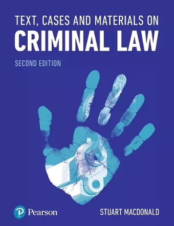 Text, Cases and Materials on Criminal Law cover