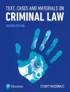 Text, Cases and Materials on Criminal Law cover