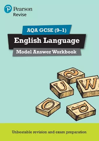 Pearson REVISE AQA GCSE English Language Model Answer Workbook - for 2025 and 2026 exams cover