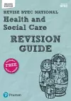 Pearson REVISE BTEC National Health and Social Care Revision Guide inc online edition - for 2025 exams cover