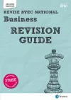 Pearson REVISE BTEC National Business Revision Guide inc online edition - 2023 and 2024 exams and assessments cover