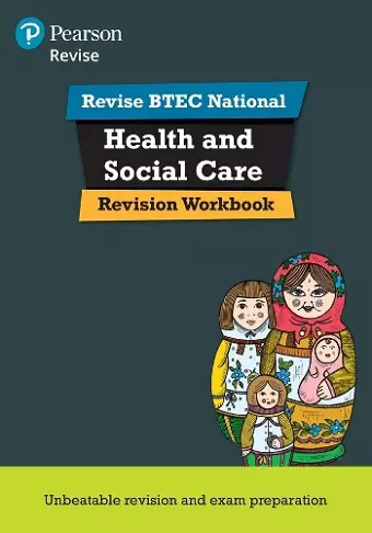 Pearson REVISE BTEC National Health and Social Care Revision Workbook cover