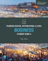 Pearson Edexcel International A Level Business Student Book cover