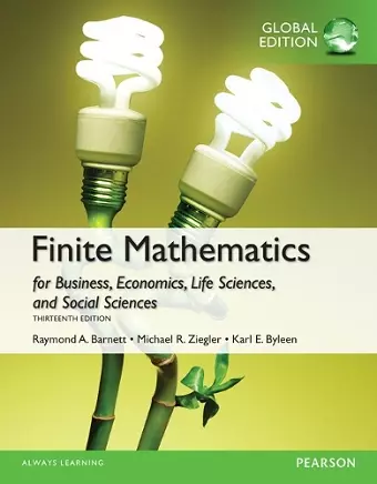 Finite Mathematics for Business, Economics, Life Sciences and Social Sciences plus Pearson MyLab Mathematics with Pearson eText, Global Edition cover