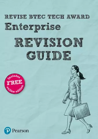 Pearson REVISE BTEC Tech Award Enterprise Revision Guide: incl. online revision - for 2025 exams cover