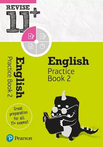 Pearson REVISE 11+ English Practice Book 2 - for the 2025 and 2026 exams: Ages 8 - 10+ Years cover