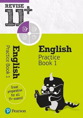 Pearson REVISE 11+ English Practice Book 1 - for the 2025 and 2026 exams: Ages 8 - 10+ Years cover