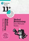 Pearson REVISE 11+ Verbal Reasoning Ten-Minute Tests - for the 2024 and 2025 exams cover