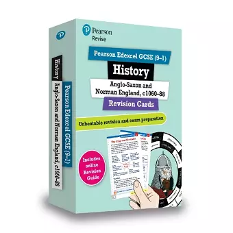 Pearson REVISE Edexcel GCSE History Anglo-Saxon and Norman England: Revision Cards incl. online revision and quizzes - for 2025, 2026 exams cover