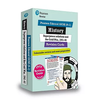 Revise Edexcel GCSE (9-1) History: Superpower Relations and the Cold War Revision Cards (with free online Revision Guide and Workbook): For 2024 and 2025 exams cover