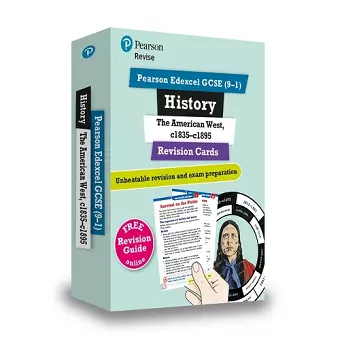 Pearson REVISE Edexcel GCSE History American West Revision Cards (with free online Revision Guide and Workbook): For 2024 and 2025 exams (Revise Edexcel GCSE History 16) cover