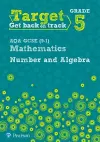 Target Grade 5 AQA GCSE (9-1) Mathematics Number and Algebra Workbook cover