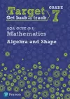 Target Grade 7 AQA GCSE (9-1) Mathematics Algebra and Shape Workbook cover