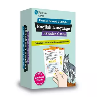 Pearson REVISE Edexcel GCSE English Language: Revision Cards Incl. online revision - for 2025 and 2026 exams cover