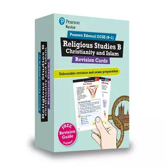 Pearson REVISE Edexcel GCSE Religious Studies Christianity and Islam Revision Cards (with free online Revision Guide): For 2024 and 2025 assessments and exams (Revise Edexcel GCSE Religious Studies 16) cover