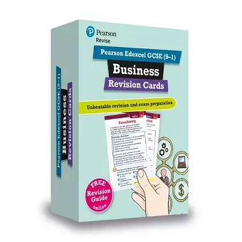 Pearson REVISE Edexcel GCSE Business Revision Cards (with free online Revision Guide): For 2024 and 2025 assessments and exams (REVISE Edexcel GCSE Business 2017) cover