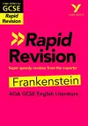 York Notes for AQA GCSE (9-1) Rapid Revision Guide: Frankenstein - catch up, revise and be ready for the 2025 and 2026 exams cover