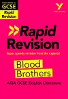 York Notes for AQA GCSE (9-1) Rapid Revision Guide: Blood Brothers - catch up, revise and be ready for the 2025 and 2026 exams cover