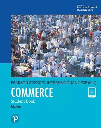 Pearson Edexcel International GCSE (9–1) Commerce Student Book cover