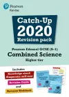 Pearson REVISE Edexcel GCSE (9-1) Combined Science Higher tier Catch-up Revision Pack cover