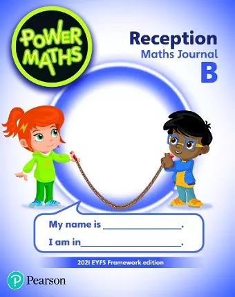 Power Maths Reception Journal B - 2021 edition cover