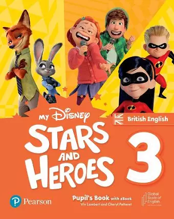 My Disney Stars and Heroes British Edition Level 3 Pupil's Book with eBook and Digital Activities cover