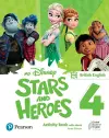 My Disney Stars and Heroes British Edition Level 4 Activity Book with eBook cover
