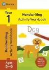 Pearson Learn at Home Handwriting Activity Workbook Year 1 cover